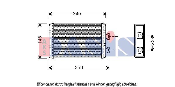 AKS DASIS Lämmityslaitteen kenno 059003N